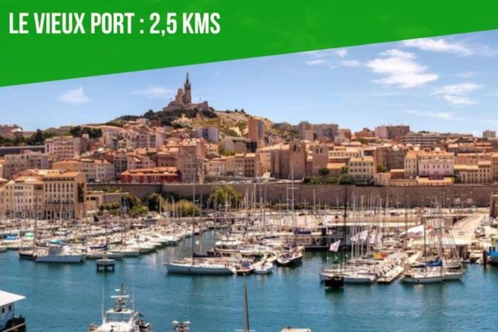 Apartment Label Etape - 2min Gare - Wifi - Terrasse Marseille